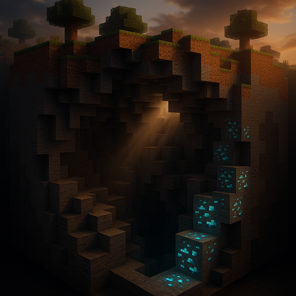 Minecraft X-ray detection visualization